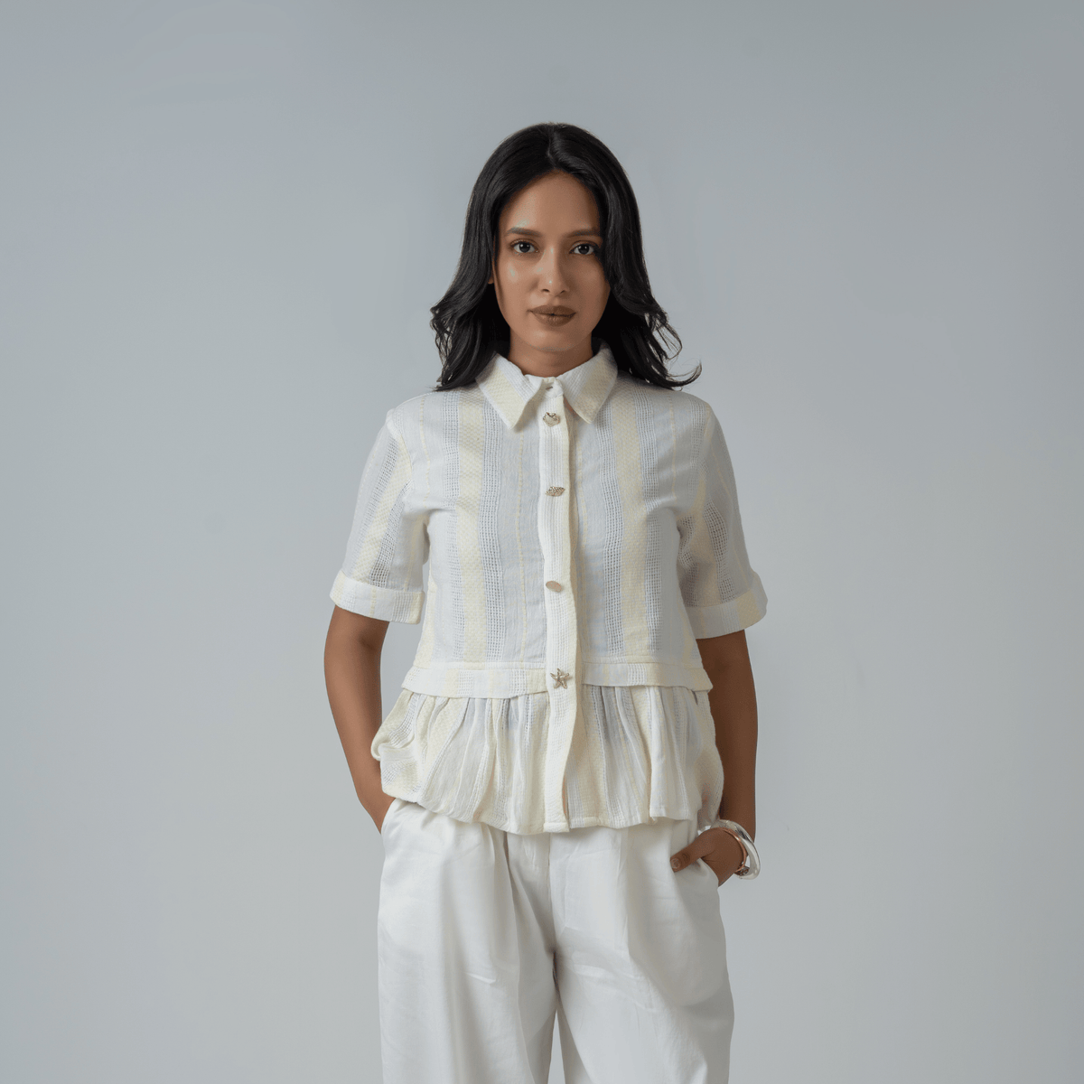 Portofino Peplum Top