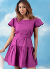 Parisian Plum Dress