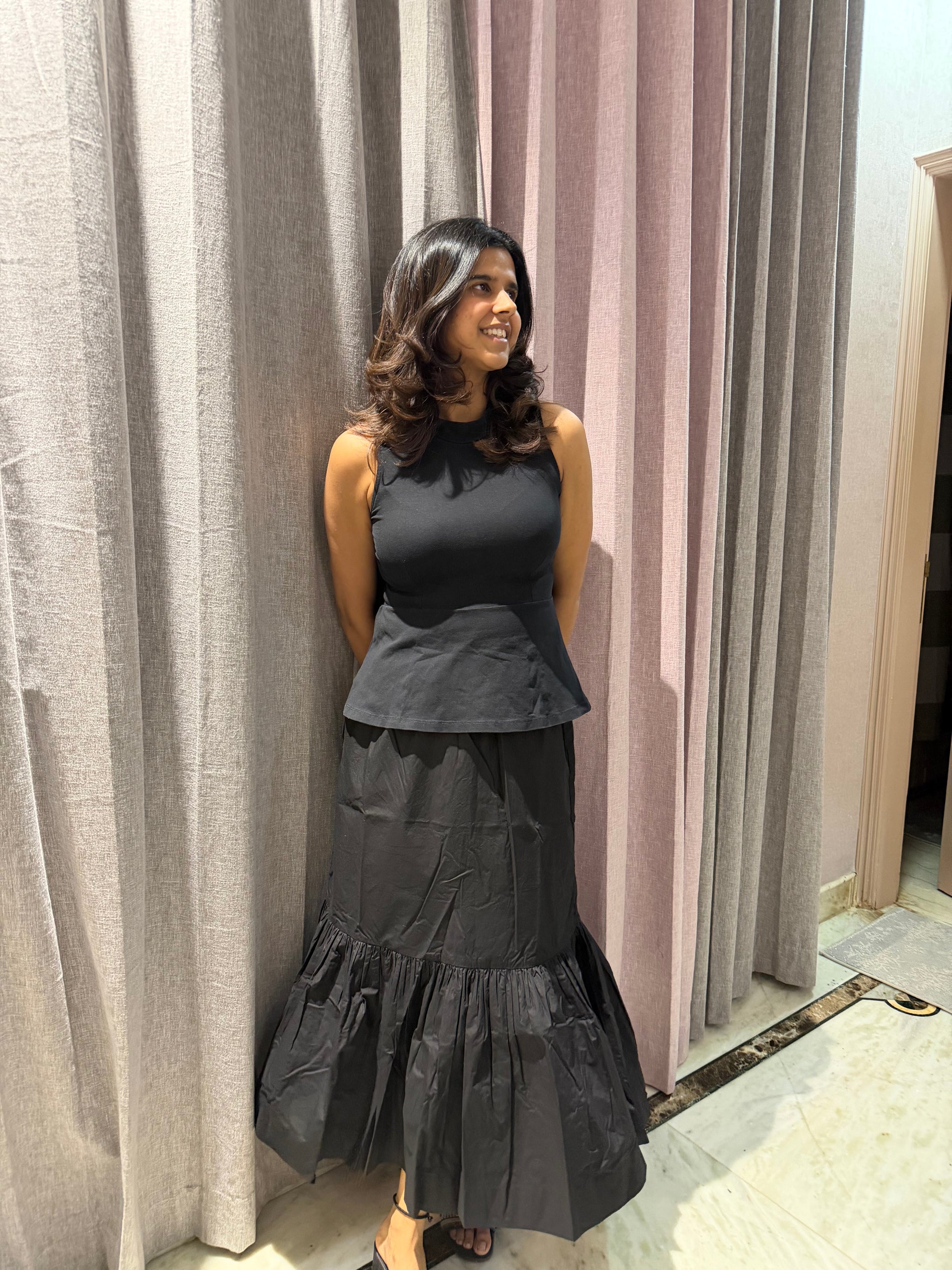 Elise in Midnight Riviera Skirt