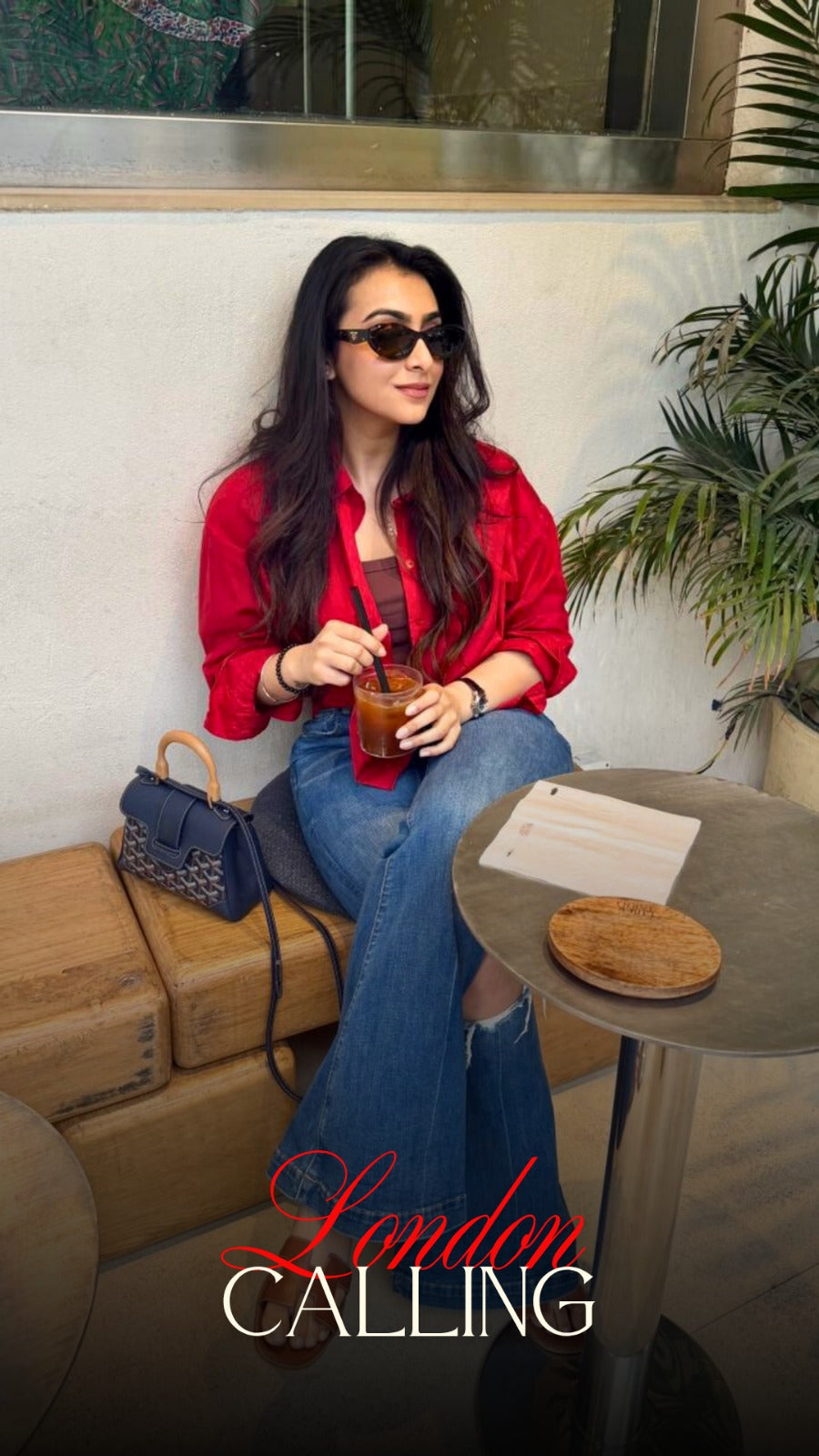 Mehar in London Calling Shirt